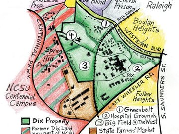 dorothea dix campus map Dorothea Dix Park Master Plan dorothea dix campus map